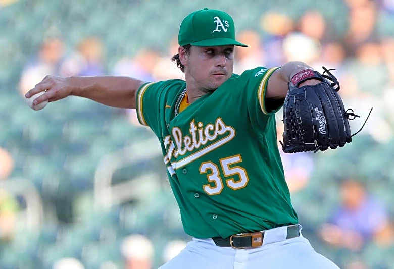 Athletics place RHP J.T. Ginn (elbow) on 15-day injured list