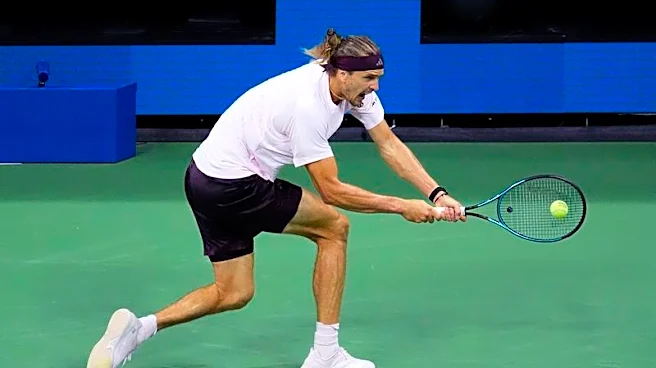 Tennis-Zverev reaches US Open fourth round with win over Tabilo