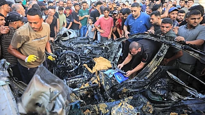 Israeli strike kills a man and his daughter in Gaza, medics say