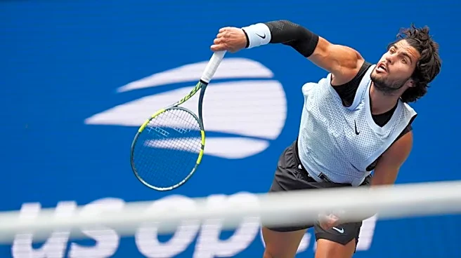 Tennis-Electric Alcaraz senses title chance after cruising into US Open quarters