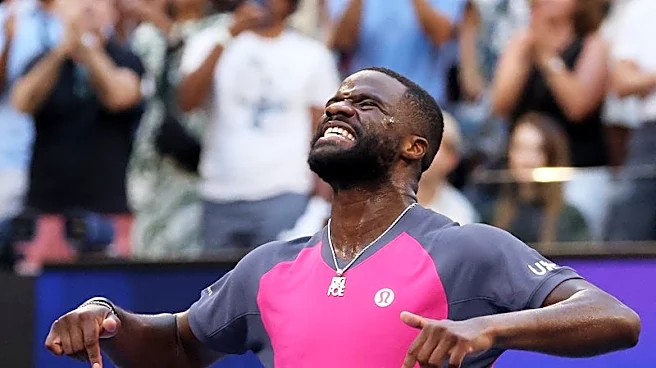 Tennis-Tiafoe shines on 'people's court' to beat familiar foe Medvedev