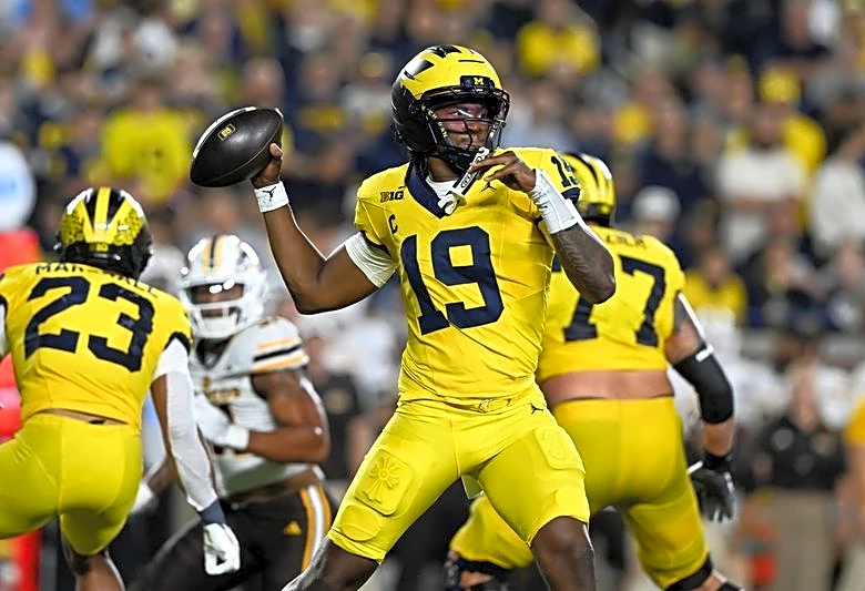 Michigan coach: Bryce Underwood still QB1 'right now'