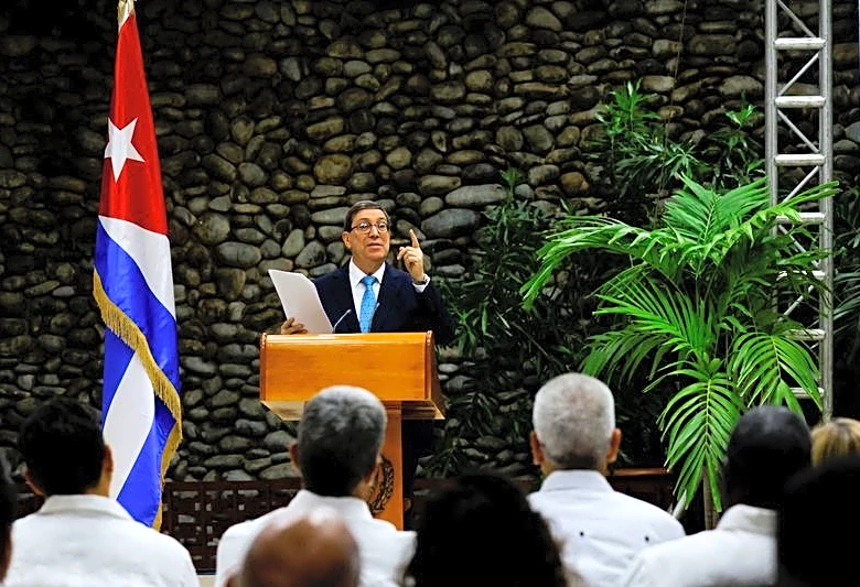 Cuba's foreign minister says no negotiations despite "genocidal" blockade
