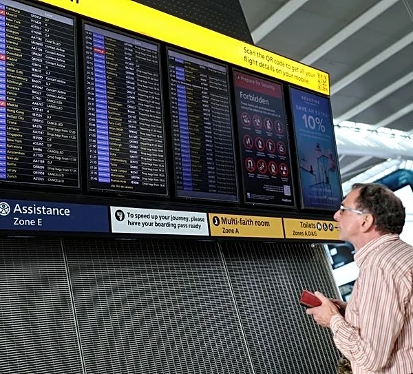 Air traffic control issue disrupts flights at major UK airports