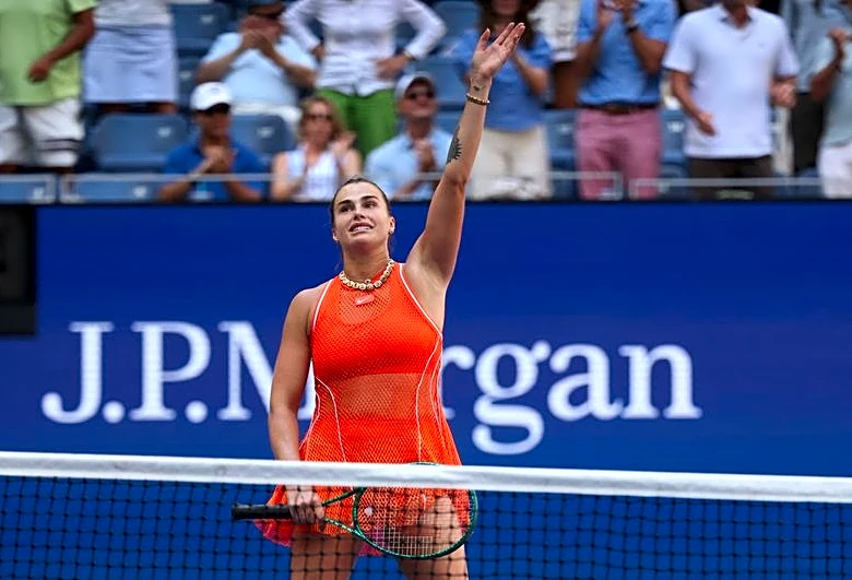 Tennis-Sabalenka happy to trade top ranking for US Open 'three-peat'