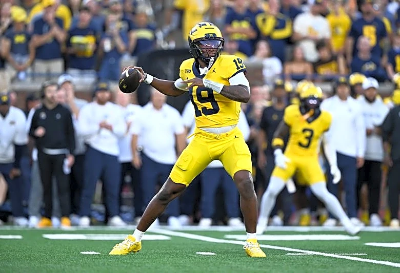 Michigan's Bryce Underwood plays it 'cool' with QB1 status questioned