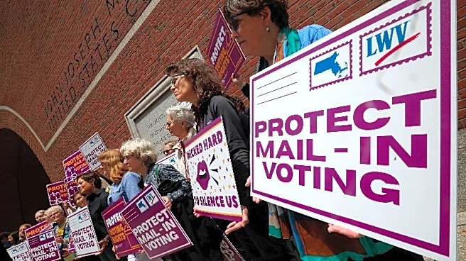 US appeals court rejects Trump mail-in ballot restrictions as Supreme Court considers rule
