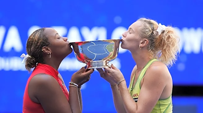 Tennis-Siniakova and Townsend complete team career Grand Slam at US Open