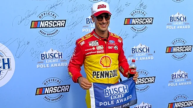 Joey Logano blazes to pole for Enjoy Illinois 300