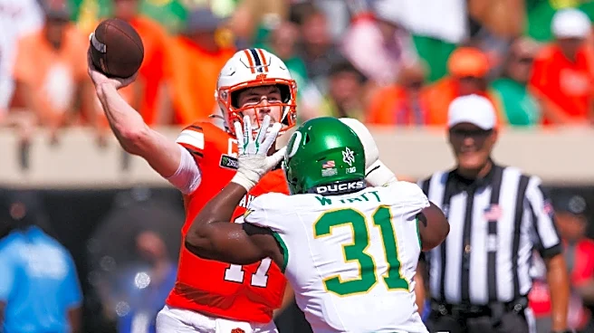 Top 25 roundup: Oklahoma State stuns No. 6 Oregon to end skid