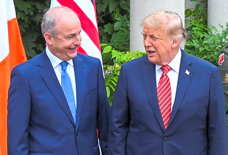 Trump reiterates support for united Ireland, says won't talk about Scotland 'yet'