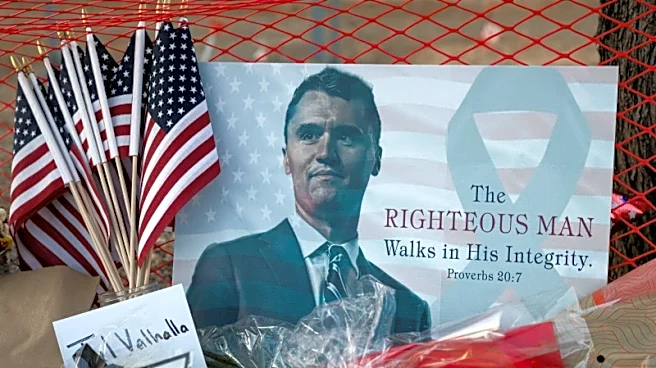 Memorial statue of conservative activist Charlie Kirk vandalized
