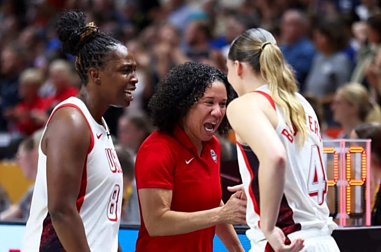 Basketball-USA overcome 14-point deficit, beat France 97-79 to win Women's World Cup