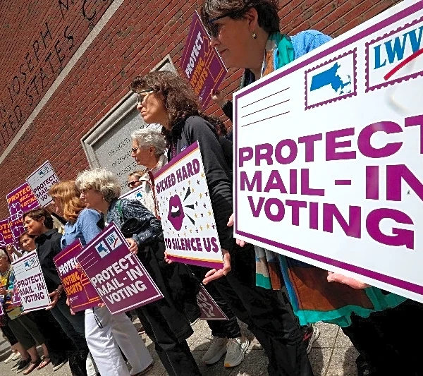 Trump's mail-in voting restrictions blocked by a second judge