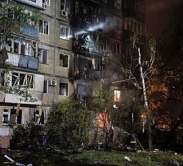 Russia hits petrol station, warehouse facilities in Kyiv, mayor says