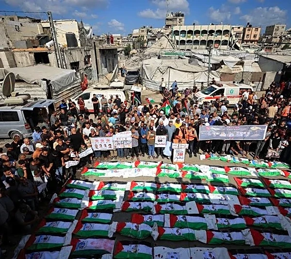 UN rights chief says uncovered remains in Gaza raise concerns of war crimes