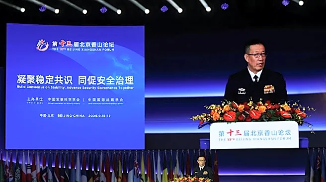 China defence minister urges an end to 'provocative acts' to open security forum