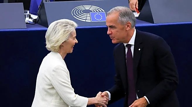 EU and Canada are stronger together, Carney says after Trump derides EU alliance