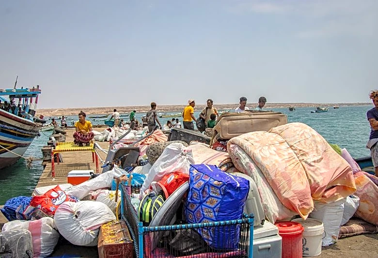 Saudis and Houthis exchange strikes, Yemenis take to boats to flee as Middle East war spreads
