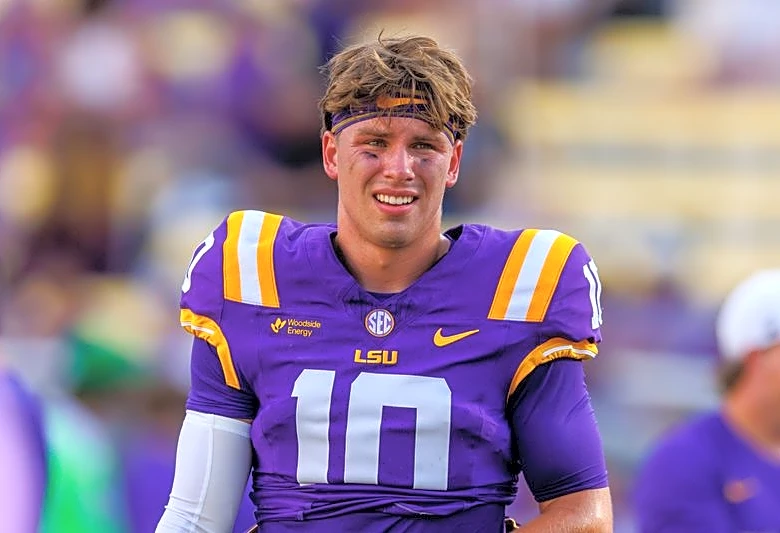 LSU QB Sam Leavitt upgraded to questionable vs. Ole Miss