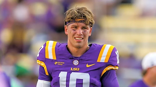 LSU QB Sam Leavitt upgraded to questionable vs. Ole Miss