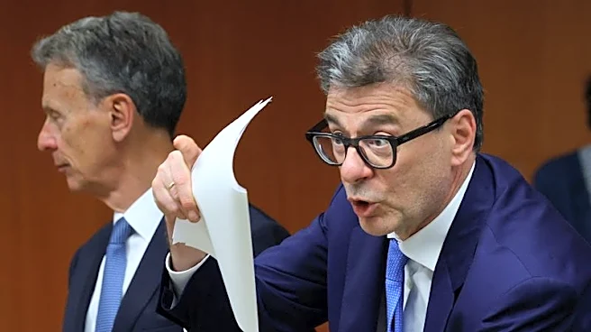 Italy's debt burden rising at alarming rate, economy minister says