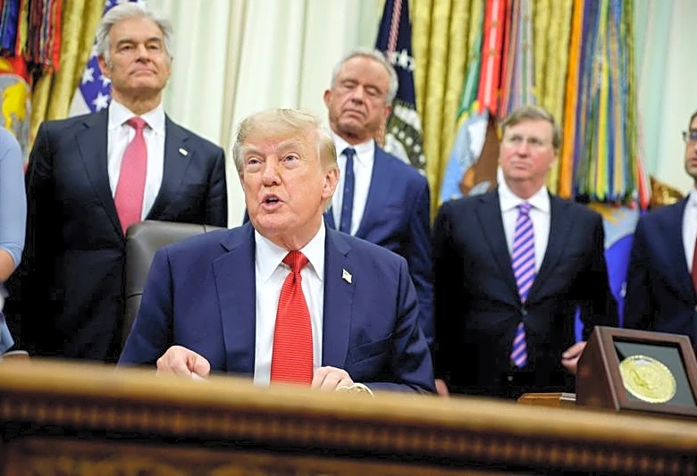 Trump says he will demand some childhood vaccines be split into five shots