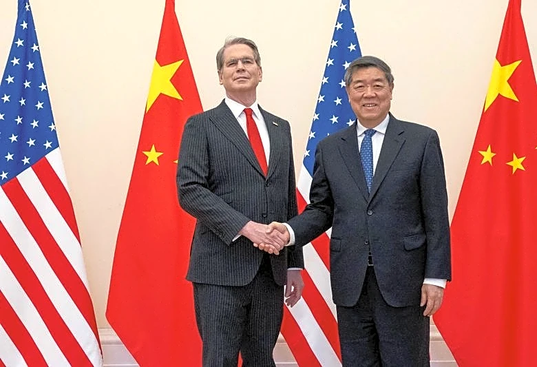 US Treasury's Bessent to discuss AI, trade, rare earths with China's He, source says