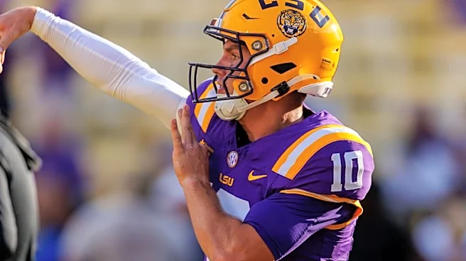 LSU QB Sam Leavitt off availability report for Ole Miss showdown