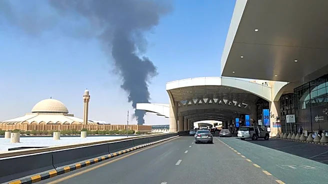 Smoke visible near Riyadh airport after Saudi Arabia issues all-clear