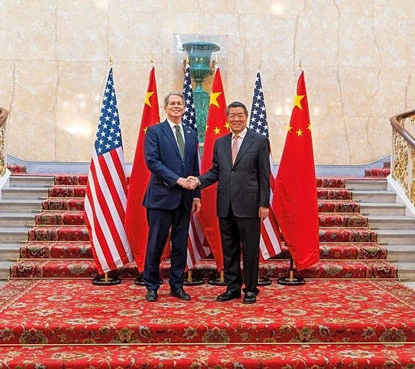 US Treasury's Bessent, China's He to launch talks on AI, trade, critical minerals