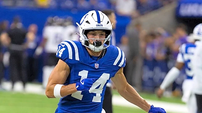 Colts WR Alec Pierce injures heel, makes early exit vs. Chiefs