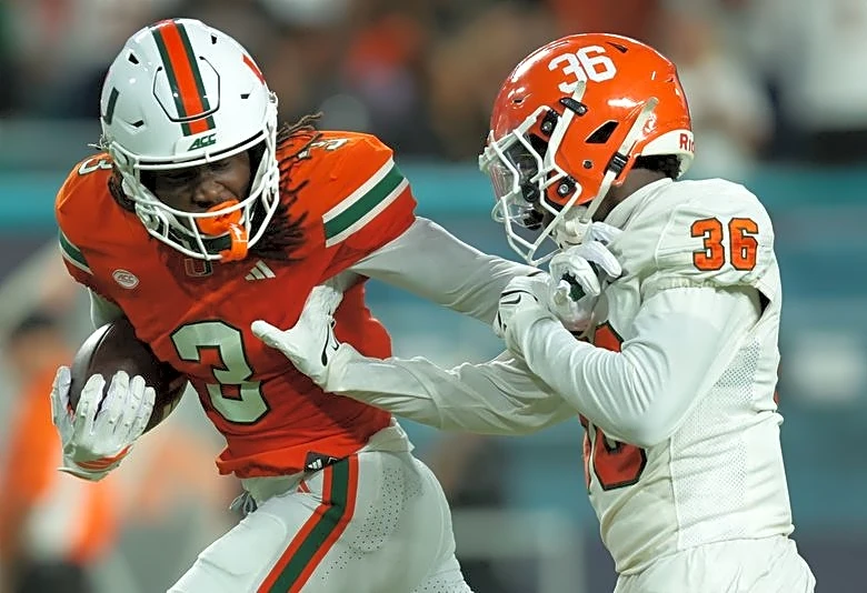 Miami RB Marty Brown, WR Joshua Moore out for season