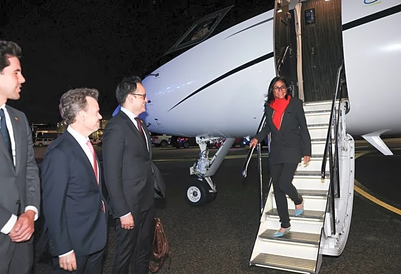 Venezuelan delegation led by Rodriguez discussing debt, energy in US, sources say