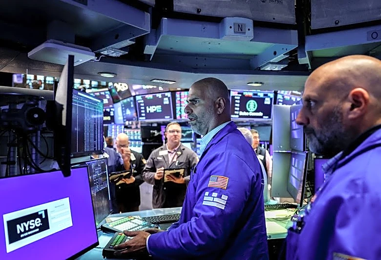 Nasdaq hits record high as chipmakers fuel stock gains