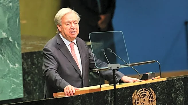 UN chief calls for AI curbs and end to wars in his last assembly address