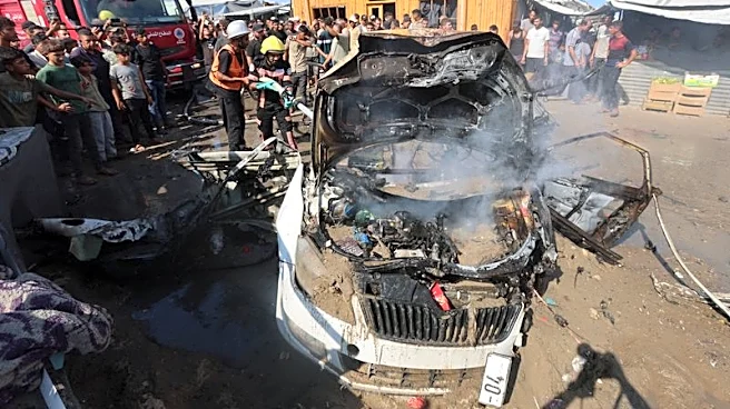 Two killed in Gaza in strike Israel says targeted a Hamas finance chief