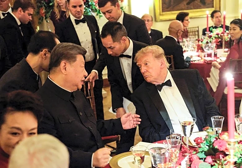 Trump welcomes China's Xi with fanfare, but no breakthroughs emerge