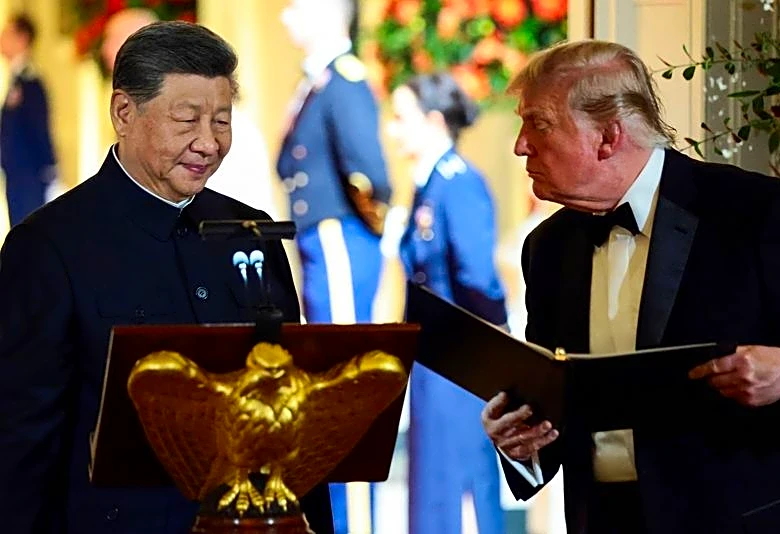 Trump to wrap up Xi summit with a tour of US archives