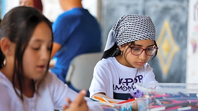 In West Bank art centre, Palestinian children paint hopes beyond checkpoints