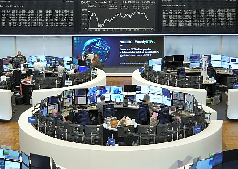 European stocks on track for weekly gain as oil eases; Mideast risks linger