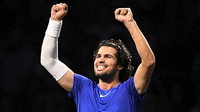Tennis-Alcaraz downs Fritz as Team World take 7-5 lead in Laver Cup