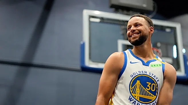 At Warriors camp, Steph Curry raring to go, Kristaps Porzingis out again