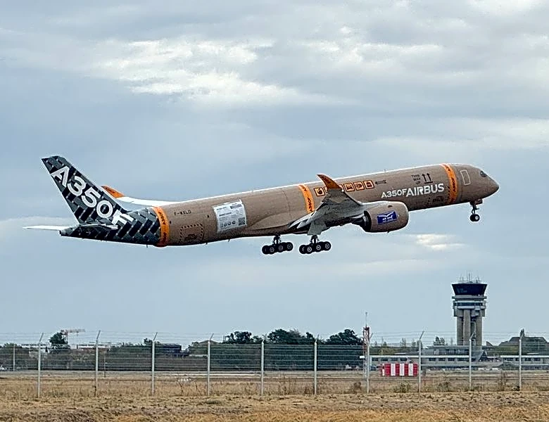 Airbus stages maiden flight of new A350F freighter