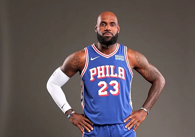 NBA-With trophy hopes high, Philadelphia gets party going early for LeBron