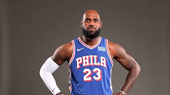 NBA-With trophy hopes high, Philadelphia gets party going early for LeBron