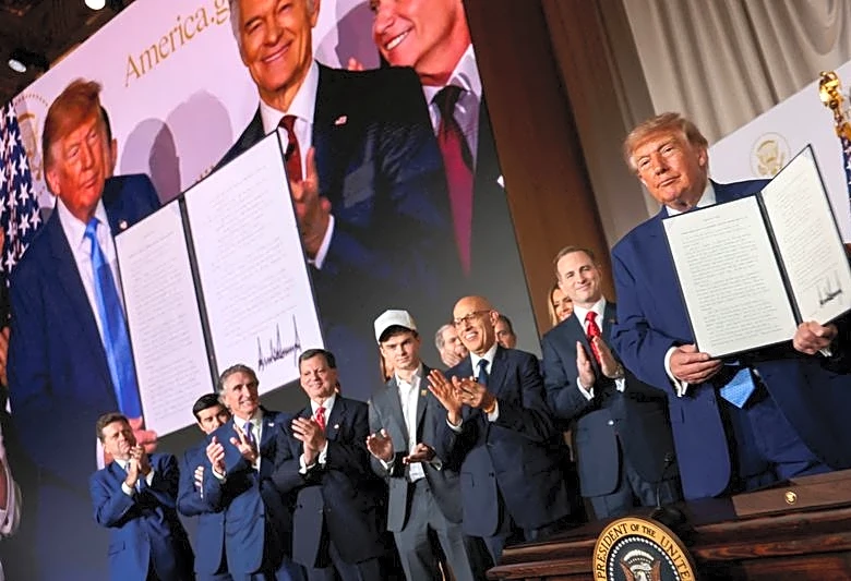 Trump releases AI accord with tech executives