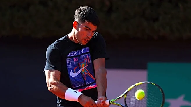 Tennis-Alcaraz overcomes teething trouble on tweaked serve to beat Michelsen in Tokyo