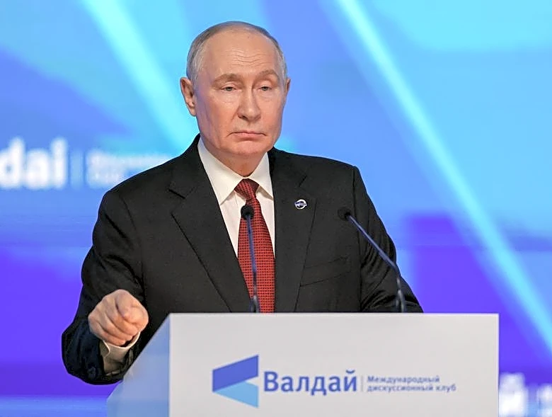 Putin says the world is living through a dangerous moment, warns West not to escalate