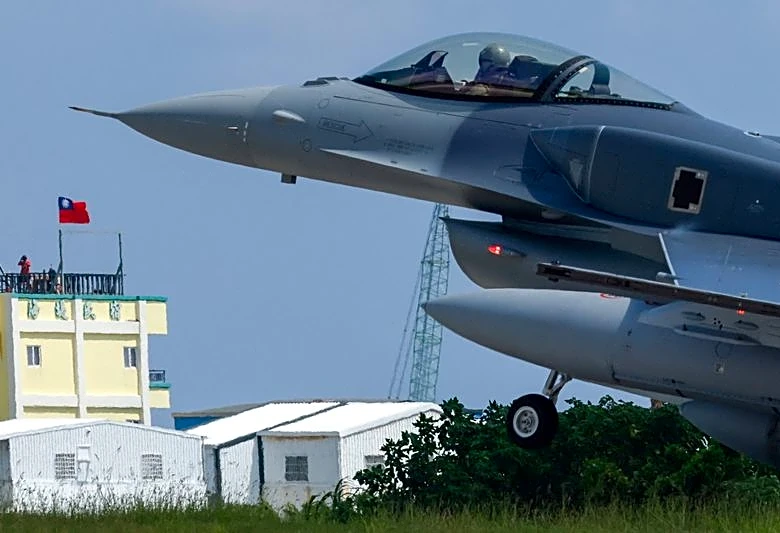 Taiwan's first two F-16V fighter jets arrive to bolster defences against China